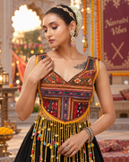 Kutchi Patchwork Kodi Fringe Blouse